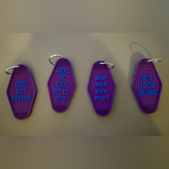 Purple Keychain Set - Picture 1 of 1